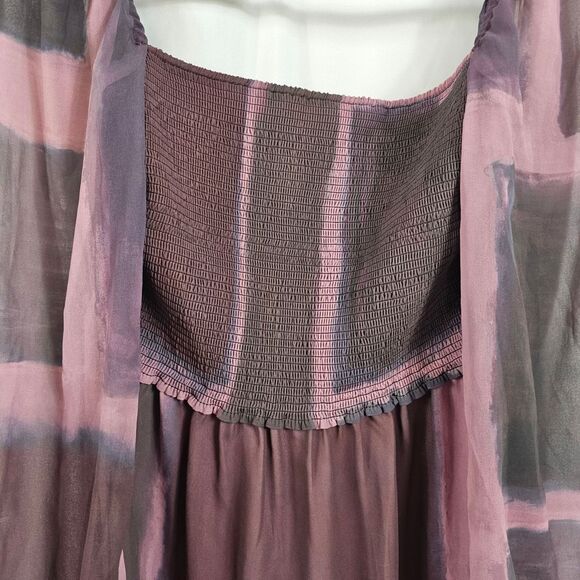 Aritzia Wilfred Tempest Mini Dress in Light Foxfire - Size M - Picture 5 of 9